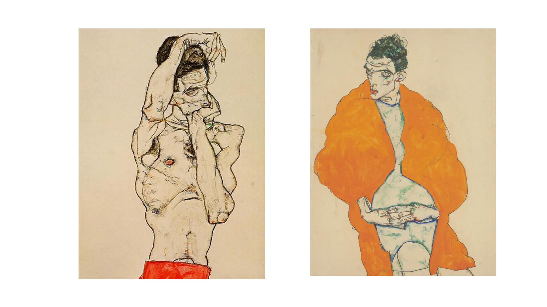 Artwork by Egon Schiele